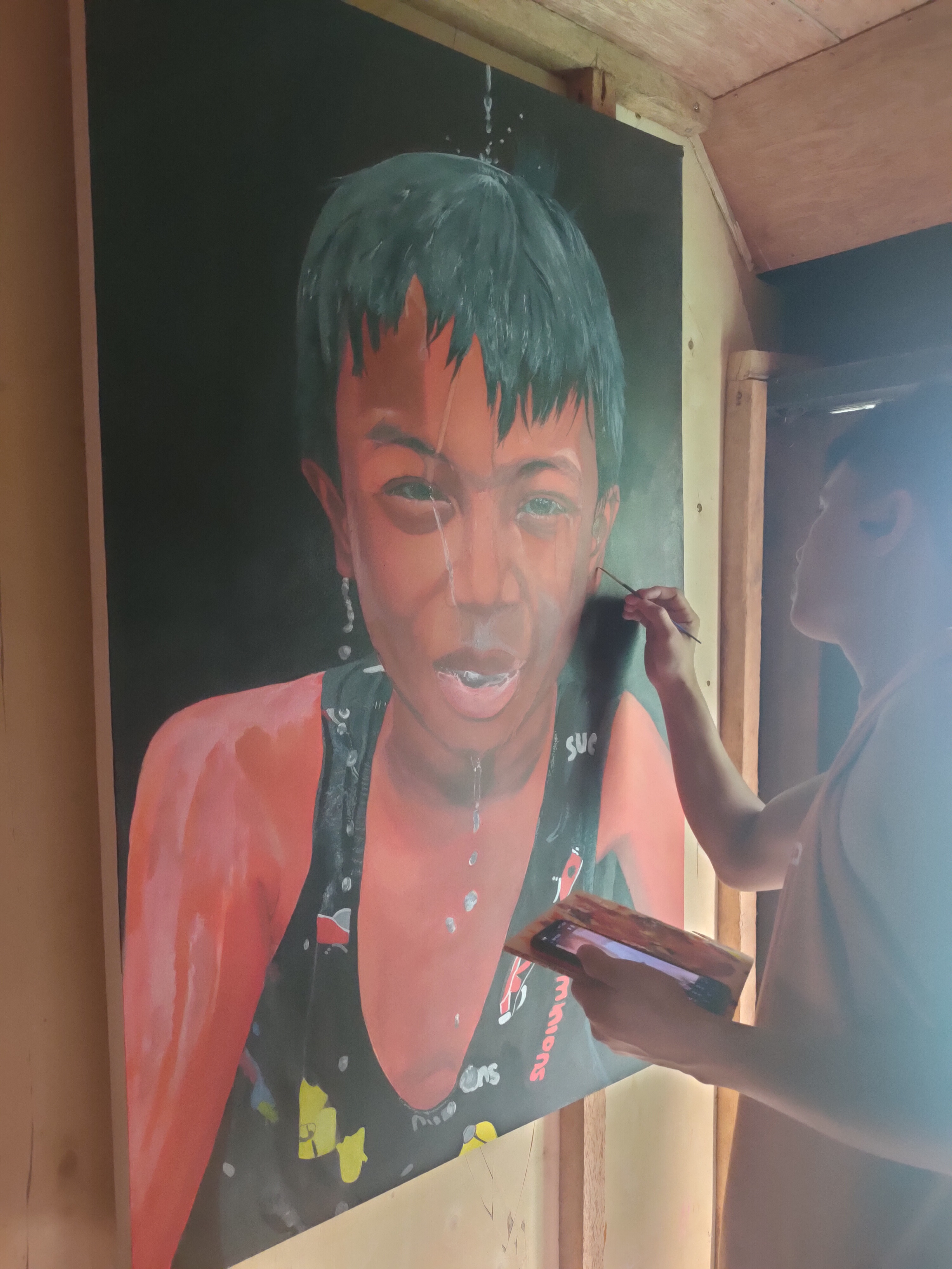 Custom canvas work Philippines - commissioned painting personalized art piece